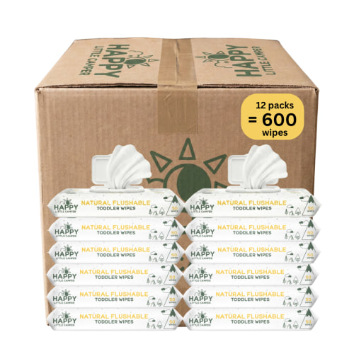 Happy Little Camper Natural Flushable Wipes