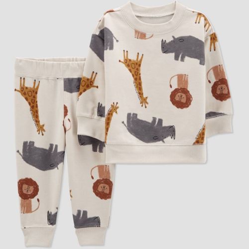 Carter's Just One You® Baby Boys' Safari Top & Bottom Set - Tan