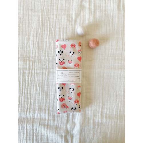 Organic Puppy Love Burp Cloth