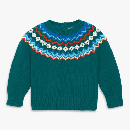 Baby fair isle sweater | 3-6 M
