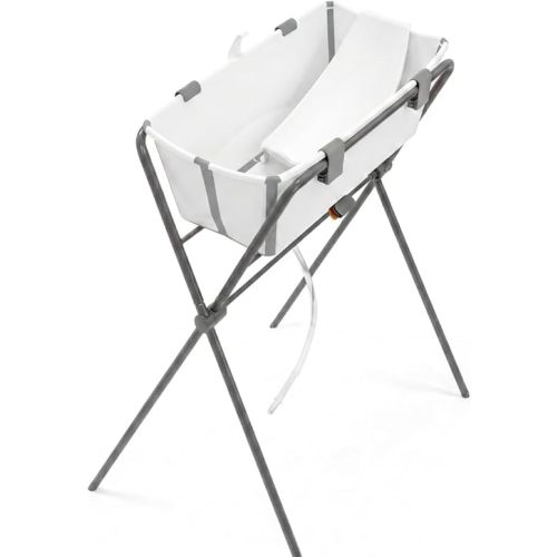 Stokke Flexi Bath, Stand & Newborn Support Bundle, White Grey