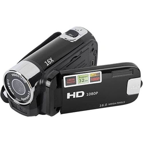 Digital Camera, Full HD 4K 30FPS 48MP Video Camcorder with 2.7Inch TFT Rotatable Screen, 16X Digital Zoom, Vlogging Camera Recorder, with USB Cable (Black) : Amazon.com.au: Electronics