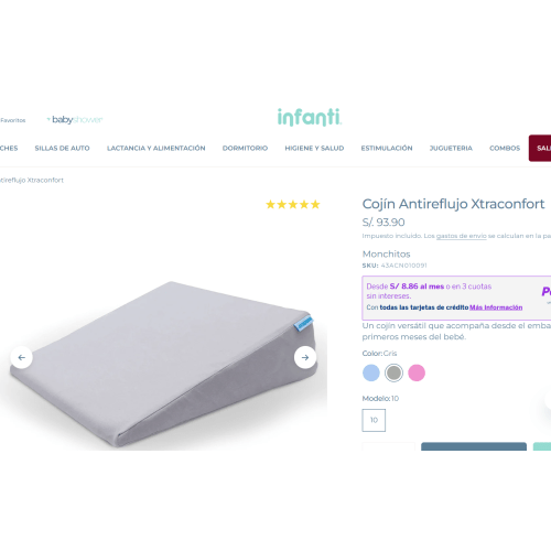 Cojín Antireflujo Xtraconfort