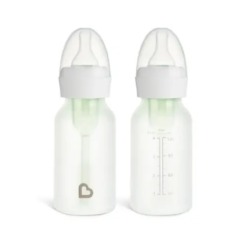 Bond® Silicone Glass Bottle 4oz, 2pk | Munchkin