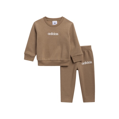 Linear Cotton Fleece Sweatshirt & Joggers Set