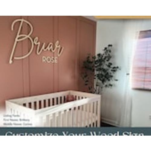 Etsy - wall name sign