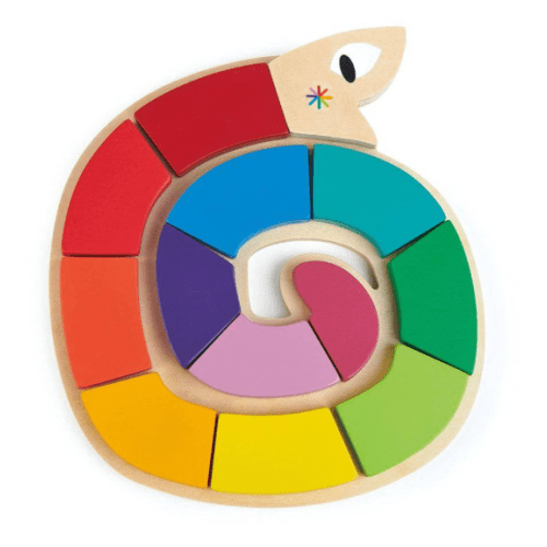 Tender Leaf Toys Color Me Happy Snake Puzzle