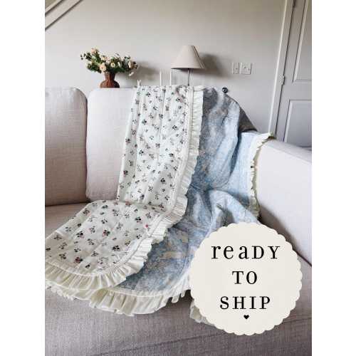 Handmade Cotton Baby Quilt | Woodland | Heirloom Quilt | READY TO SHIP