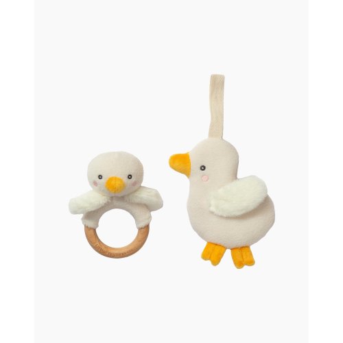 Teething Ring & Dummy Chain - Goosey Goosey