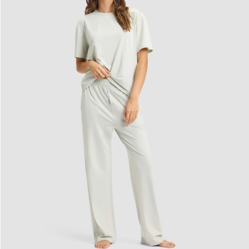 Women's First Layer Pajama Short Sleeve Tee & Pant Set | Cozy Earth