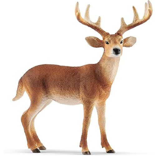 Schleich Wild Life, Animal Figurine White Tailed Buck