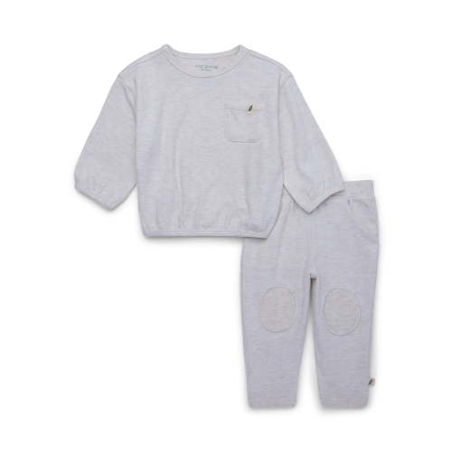 easy-peasy Baby Hacci Sweatshirt and Jogger Outfit Set, 2-Piece, Sizes 0-24 Months