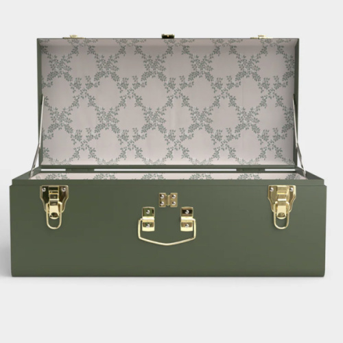 Green Petite Keepsake Trunk | Petite Keep| Ivy Trail no embroidery