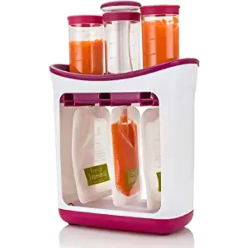 OhhGo Squeeze Station Homemade Infant Baby Fresh Fruit Juice Food Maker with Storage Bags 8.26"x8.66"x3.54"