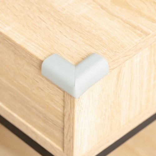 Regalo Home Safety Gray Corner Cushion Small - 4pk