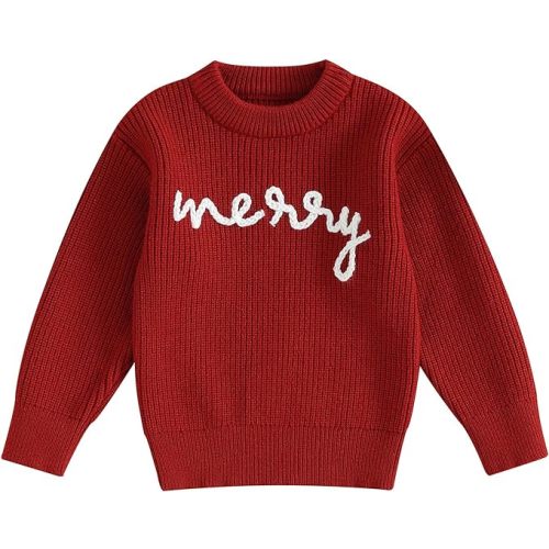 Infant Baby Boy Girl Oversized Knit Sweater Chunky Long Sleeve Pullover Sweater Shirts Warm Fall Winter Tops Clothes