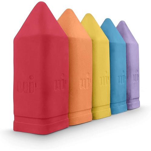 Urban Infant Non-Toxic Sidewalk Chalk for Toddlers and Kids - Washable Outdoor Jumbo Chalk - Rainbow