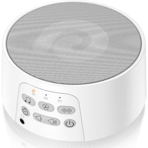 Dreamegg White Noise Machine - Classic D3 Pro Sleep Sound Machine, Rechargeable Noise Machine for Sleeping, 29 HiFi Sound, Battery or Adapter, Auto-Off Timer, Portable Sound Machine for Baby Adult Home Travel