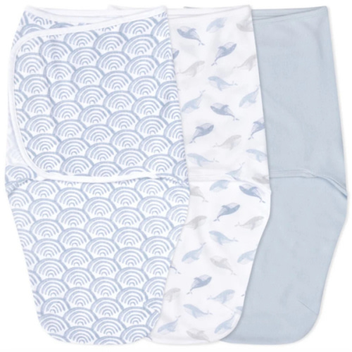 At Sea Easy Swaddle With No Zipper 0-3M | aden + anais