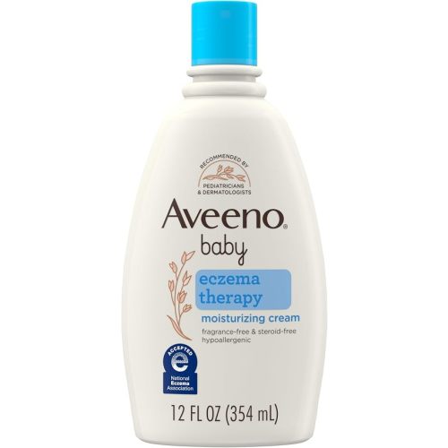 Aveeno Baby Eczema Therapy Moisturizing Cream with Oatmeal, 12 fl. oz
