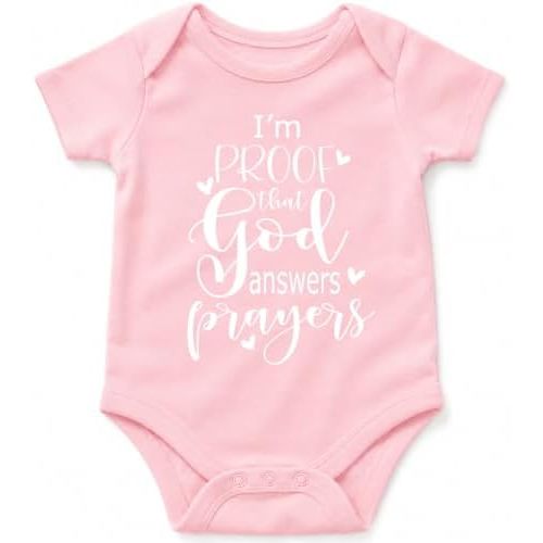 AW Fashions I'm Proof God Answers Prayers - Miracle Baby Bodysuit