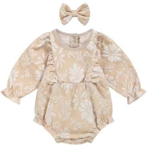 Long Sleeve Romper Bubble Jumpsuit 12-18 Mon