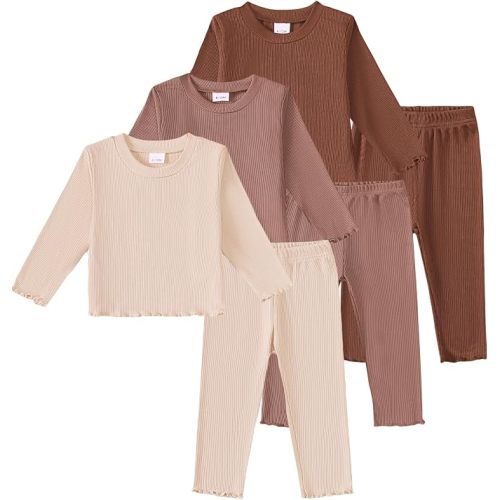 Toddler Baby Girl Clothes Outfits 6-Piece Fall Winter Clothing Set