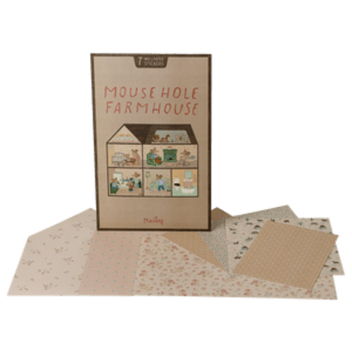 Wallpaper, Mouse hole Farmhouse - Maileg USA