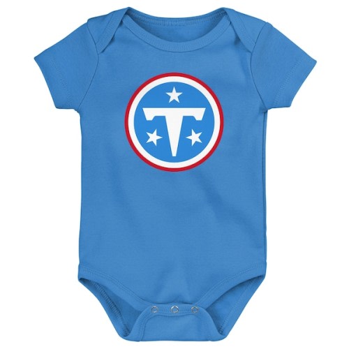 Newborn Tennessee Titans  Outerstuff Light Blue Primary Logo Bodysuit