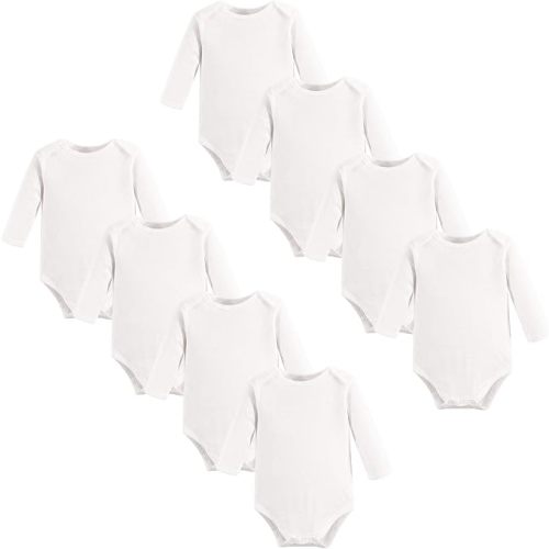 Touched by Nature Unisex Baby Organic Cotton Long-Sleeve Bodysuits
