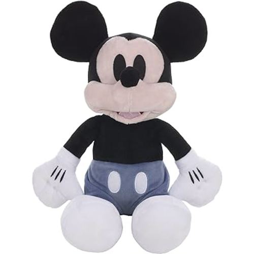 Disney Mickey Mouse Black, White, and Blue Plush