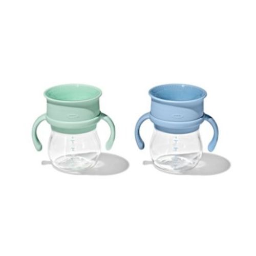 Tot Transitions 6 Oz 360 Cup W. Handles - 2 Pack