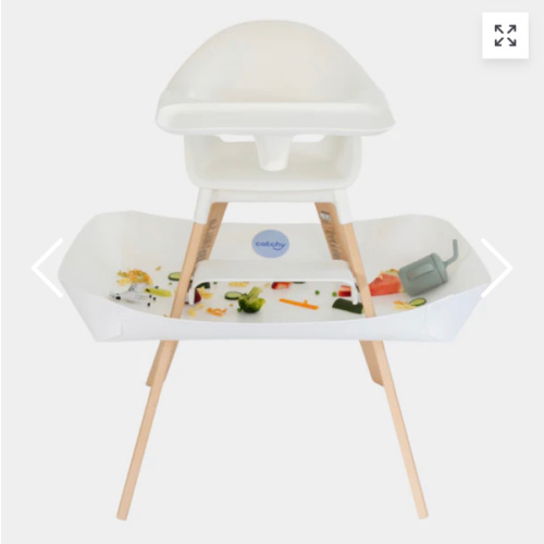 CATCHY - The Food Catcher for Stokke Clikk High Chairs (White)