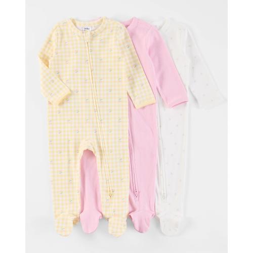 3 Pack Cotton Coveralls - Kmart
