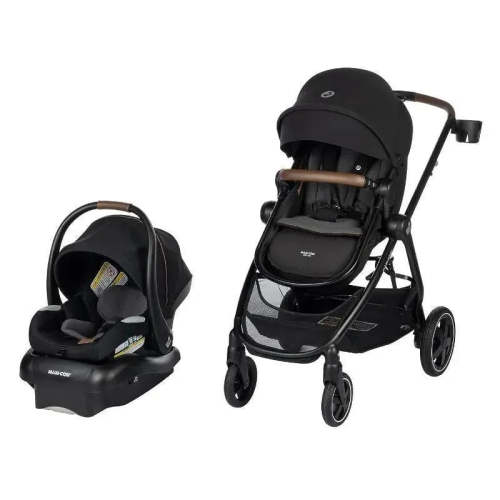 Maxi-Cosi - Zelia2 Luxe 5-in-1 Modular Travel System, New Hope Black