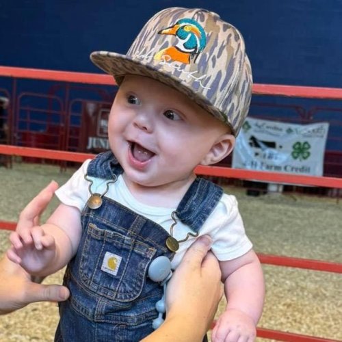 Wood Duck Head Osland Camo - Trucker Hat - Infant