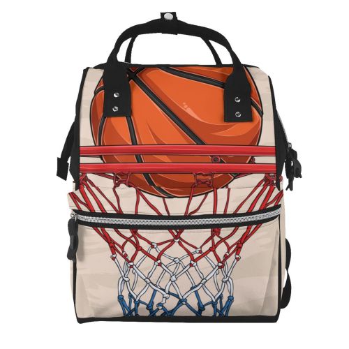 Defioc Basketball Shot for Baby Diaper Bag Backpack - Baby Bag for Boys & Girls - Diaper Backpack - Large Travel Diaper Bags- Baby Registry Search & Shower Gifts