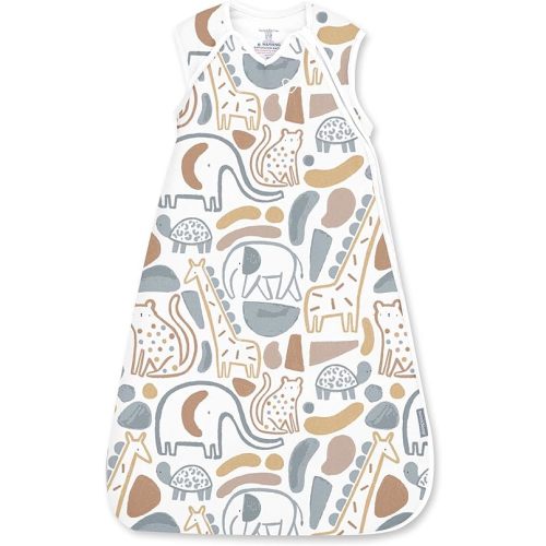 Ingenuity Sleep Sack Sleeper, Size 3-18 Months, 14-24 Pounds, 1.0 TOG, Extra-Long Zipper, 100% Cotton, Baby Sleep Sack