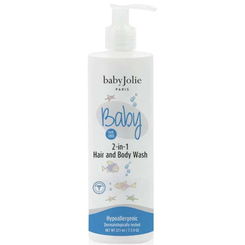 Baby Jolie 2-in-1 Baby Wash, Gentle Tear-Free Hair & Body Cleanser, 7.5 oz