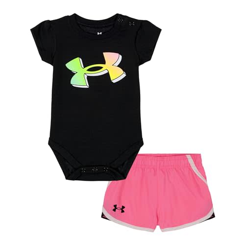Under Armour baby-girls Outdoor Set, Coordinating Top & Bottom, Pants Or Shorts, Durable Stretch and Comfortable