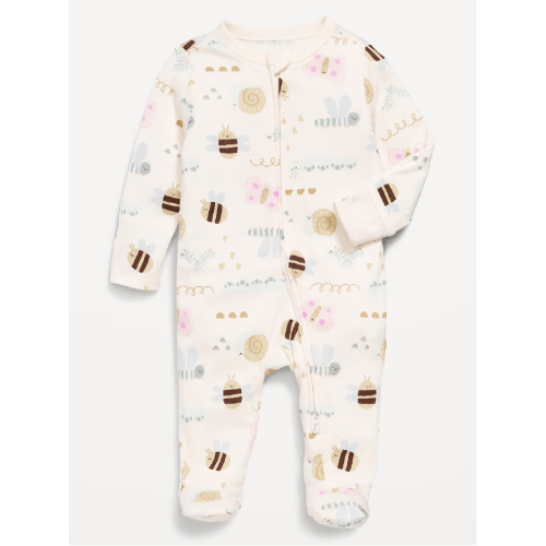 2-Way-Zip Sleep & Play Footed One-Piece for Baby- Bugsy
