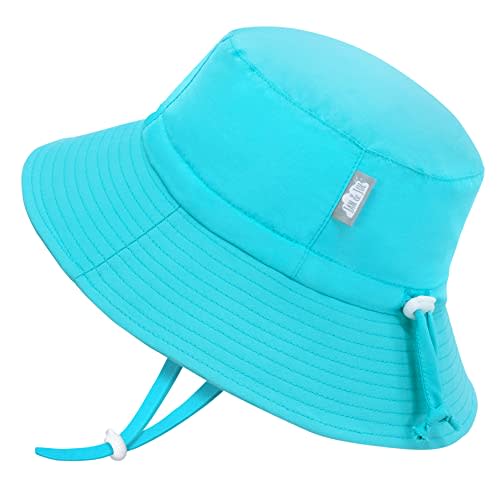JAN & JUL Quick Dry Sun-Hat with Neck Flap for Swimming Boys' Beach Hat