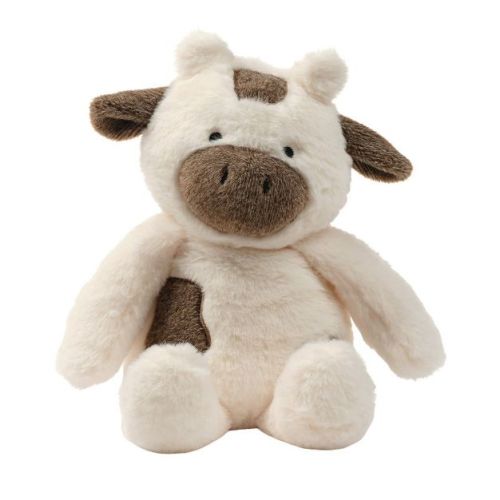 Bedtime Originals Farmyard Friends Plush Stuffed Animal Toy - Cow: 9.75" Height, 0.35 lbs.