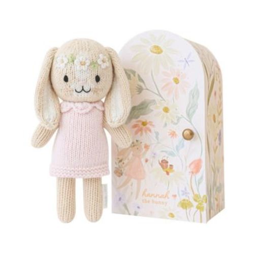 cuddle+kind Unisex Tiny Hannah the bunny (blush) - Baby