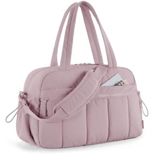 BAGSMART Gym Bag for Women, Duffle Bag for Travel with Wet Pocket, Lightweight Carry on Weekender Duffel, Water Resistant