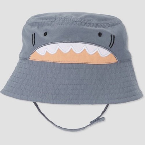 Carter's Just One You® Baby Boys' Shark Bucket Hat - Gray