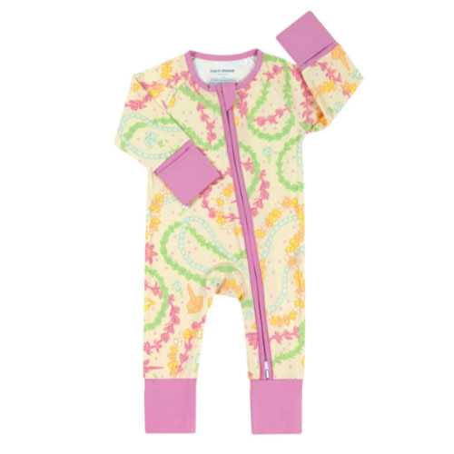 Lei Day in Sand Bamboo Coverall