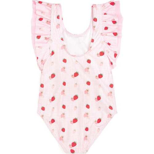 Berry Cute Bathing Suit, Pink - Sweet Wink | Maisonette