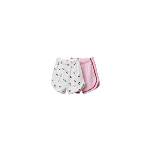 TWO-PACK OF CHERRY AND RUCHED SHORTS - Pink | ZARA United States