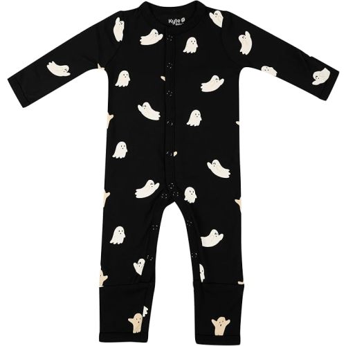 KYTE BABY Unisex Soft Romper with Snap Closure, 97% Rayon made from Bamboo, 3% Spandex,